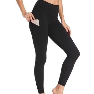 Womens L Fleece Lined Leggings
